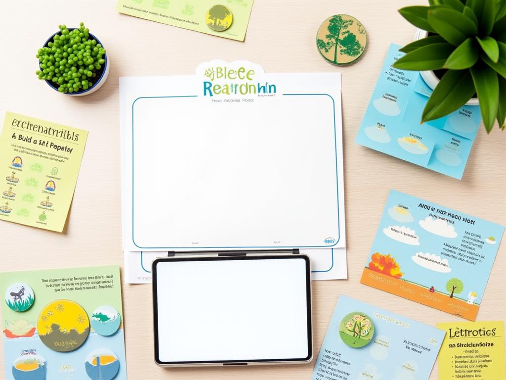 Materiales educativos para talleres de educación ambiental y reciclaje