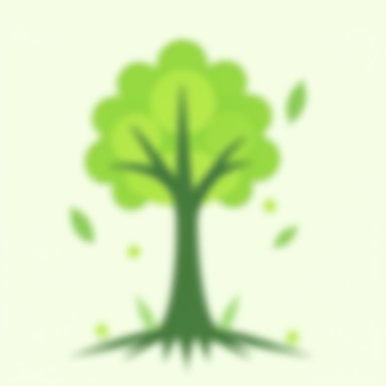 Ilustración de árbol sostenible representando los servicios de Brisa Nova